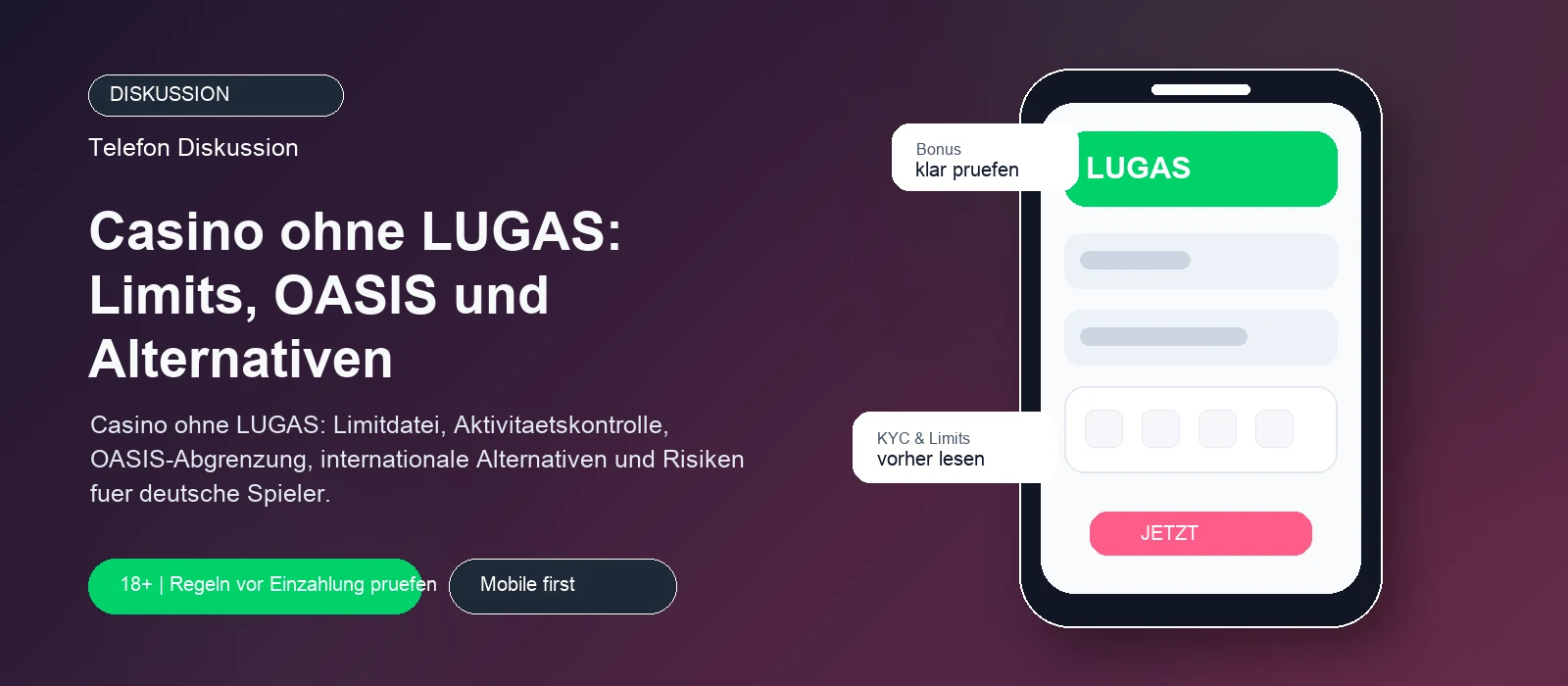 Casino ohne LUGAS